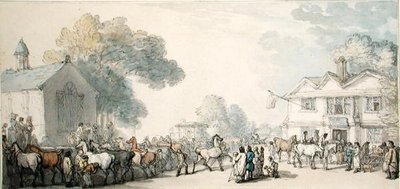 Foire aux chevaux, Southampton - Thomas Rowlandson