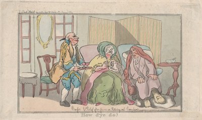 Comment ça va, 10 avril 1792 - Thomas Rowlandson