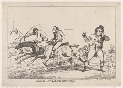 Comment échapper à la victoire, 22 novembre 1791 - Thomas Rowlandson