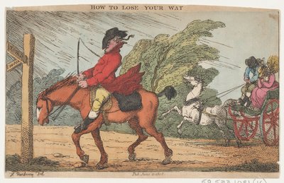 Comment perdre son chemin, 11 juin 1808 - Thomas Rowlandson