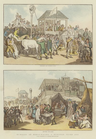 Humours des courses de chevaux il y a cent ans - Thomas Rowlandson