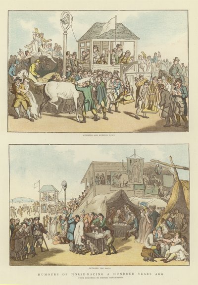 Humours des courses de chevaux il y a cent ans - Thomas Rowlandson