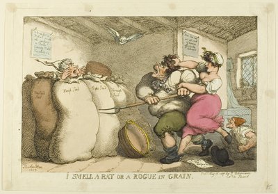 Je sens un rat ou un coquin en grain - Thomas Rowlandson