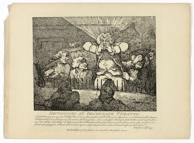 Imitations et théâtre de drôlerie, extraites du Tour des Hébrides de Boswell - Thomas Rowlandson