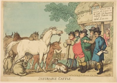 Bovins assurables - Thomas Rowlandson