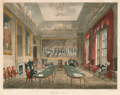 Intérieur de Trinity House - Thomas Rowlandson