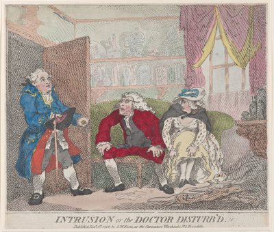 Intrusion, ou Le Docteur dérangé - Thomas Rowlandson