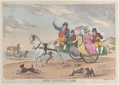 Voiture irlandaise, 1er mai 1814 - Thomas Rowlandson