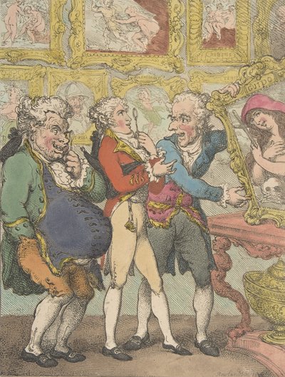 Marchands de tableaux italiens trompant Monseigneur Anglaise, 30 mai 1812 - Thomas Rowlandson