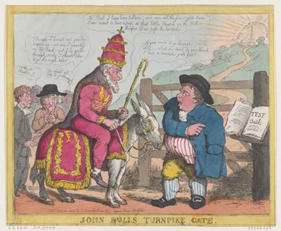 Le Péage de John Bull, 15 mai 1805 - Thomas Rowlandson
