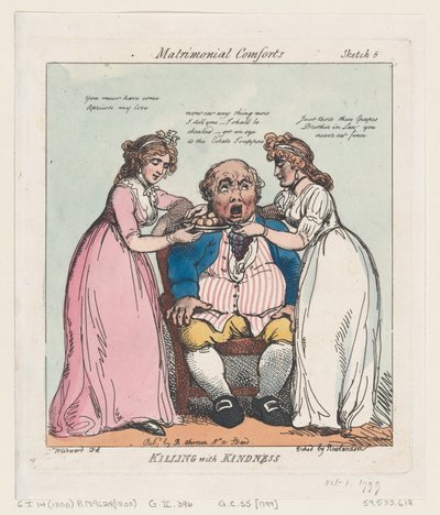 Tuer avec gentillesse, 1er octobre 1799 - Thomas Rowlandson