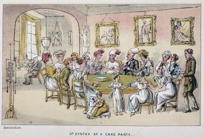 Le docteur à une partie de cartes - Thomas Rowlandson