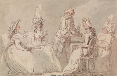 Les dames prennent le thé - Thomas Rowlandson