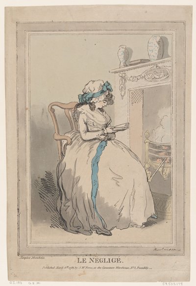 Le Négligé, 6 mars 1786 - Thomas Rowlandson