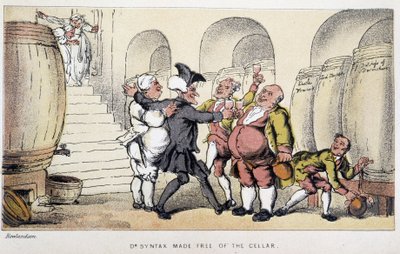 Le docteur dans une cave - Thomas Rowlandson