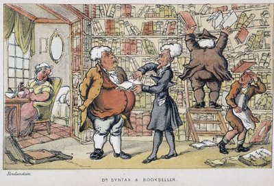 Le docteur et un marchand de livres - dans « Les trois tours du docteur Syntax : à la recherche du pittoresque, de la consolation et d