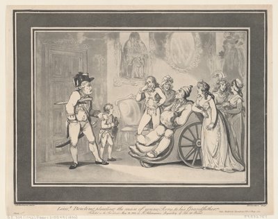 Le Lieutenant Bowling plaidant la cause du jeune Rory à son Grand-père, 12 mai 1800 - Thomas Rowlandson