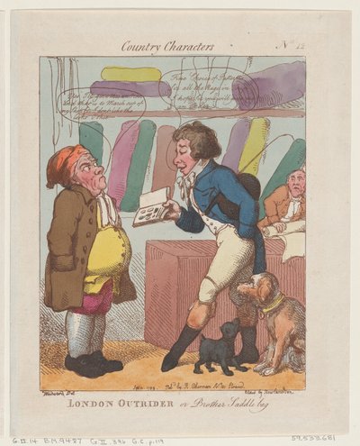 Cavalier de Londres, ou Frère Saddlebag - Thomas Rowlandson