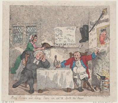 Les longs sermons et les longs sièges sont aptes à endormir les sens, 11 février 1783 - Thomas Rowlandson