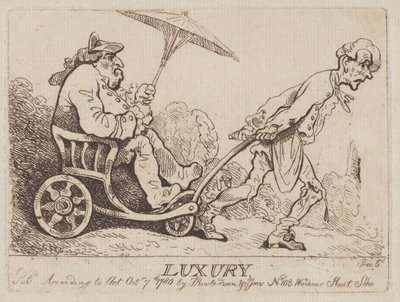 Luxe, 7 octobre 1780 - Thomas Rowlandson