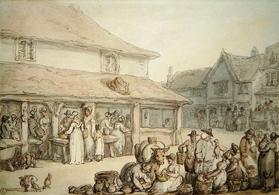 Place du marché - Thomas Rowlandson