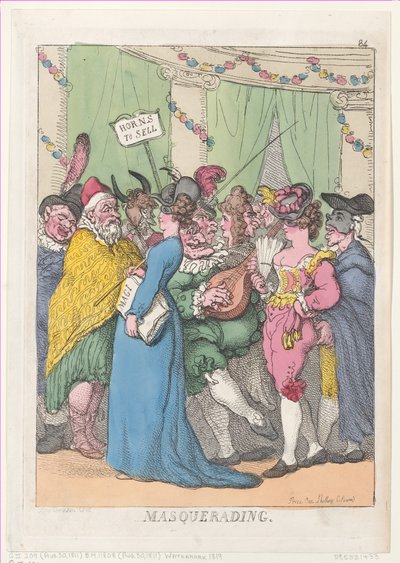 Mascarade - Thomas Rowlandson