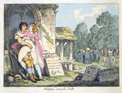 Méditations parmi les tombes - Thomas Rowlandson