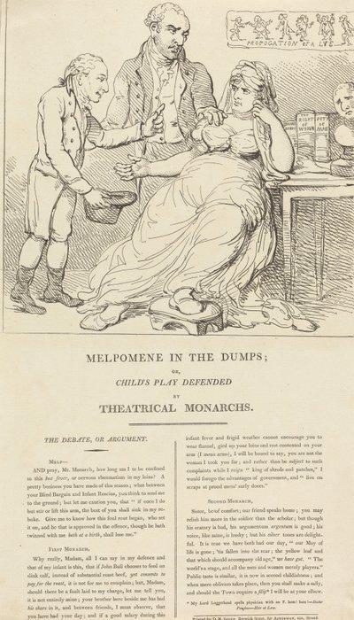 Melpomène au plus bas ; ou : « Les jeux d