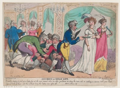 Misères de la haute société - Thomas Rowlandson