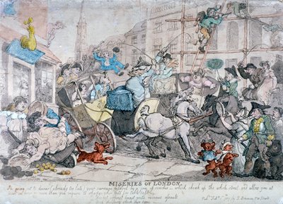 Misères de Londres, 1807 - Thomas Rowlandson