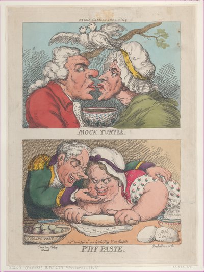 Mock Turtle, Puff Paste, 20 novembre 1810 - Thomas Rowlandson