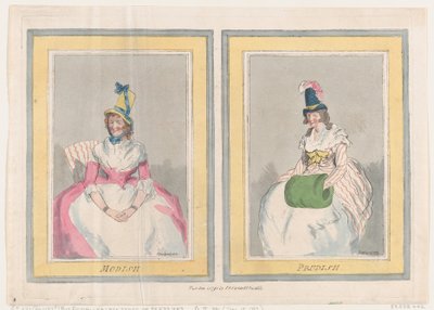 À la mode et prude, 1er décembre 1791 - Thomas Rowlandson