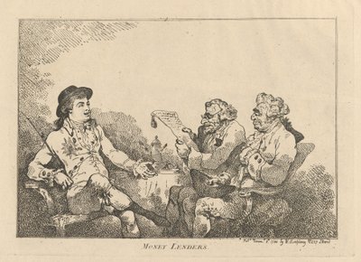 Prêteurs sur gages, 8 novembre 1784 - Thomas Rowlandson