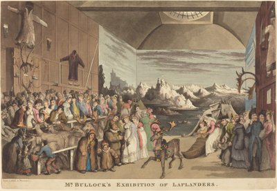 Exposition de Lapons de Mr. Bullock - Thomas Rowlandson