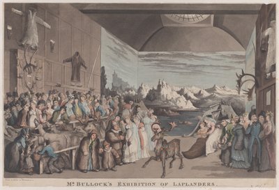 Exposition de Lapons de M. Bullock, 8 février 1822 - Thomas Rowlandson