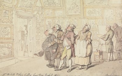 Galerie de peintures de M. Michell, Grove House, Enfield, 1817 - Thomas Rowlandson