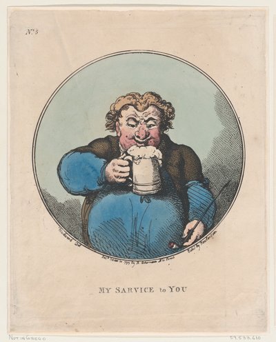 Mon service pour vous - Thomas Rowlandson