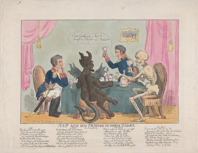 Nap et ses amis dans leur gloire - Thomas Rowlandson