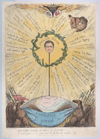 Napoléon Le Grand, 2 décembre 1813 - Thomas Rowlandson