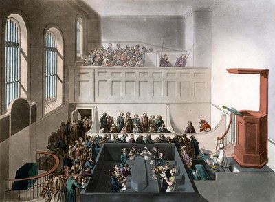 Chapelle de Newgate - Thomas Rowlandson
