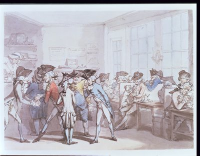 No.1732 Un café français - Thomas Rowlandson