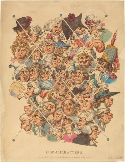 Personnages Étranges - Thomas Rowlandson