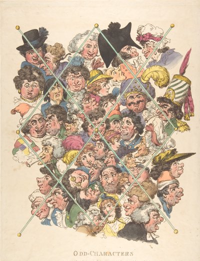 Personnages étranges, 16 février 1801 - Thomas Rowlandson