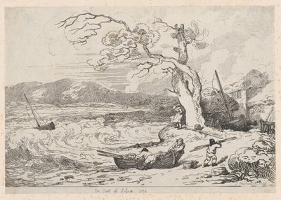 Sur la côte du Sussex, 1784-85 - Thomas Rowlandson