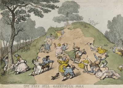 One Tree Hill, dans Greenwich Park (Angleterre) - Thomas Rowlandson