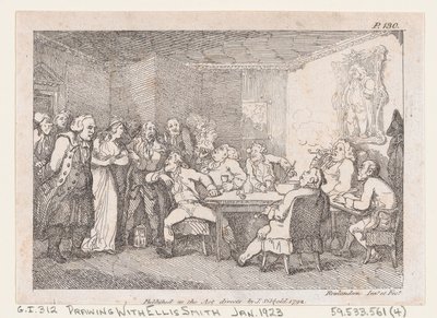 Parson Adams et Fanny examinés comme coupables devant le juge de campagne, des Aventures... - Thomas Rowlandson