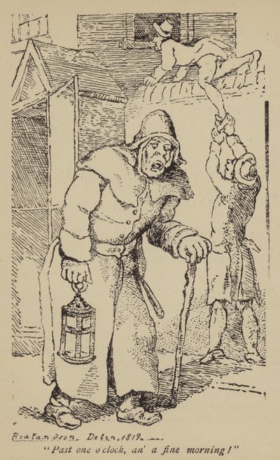 Passé une heure, un beau matin! - Thomas Rowlandson