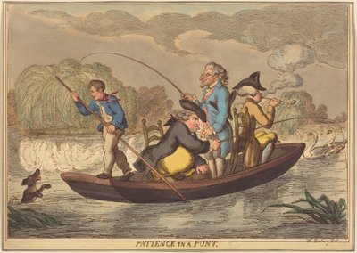 La patience dans un punt - Thomas Rowlandson