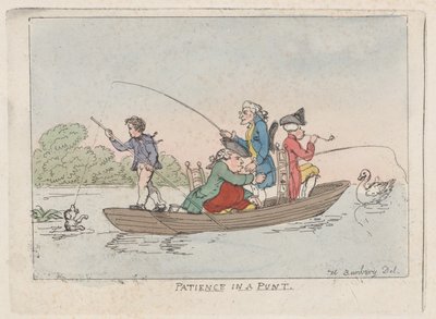 Patience dans une barque, vers 1803 - Thomas Rowlandson