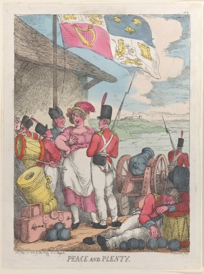 Paix et abondance, 8 mars 1814 - Thomas Rowlandson